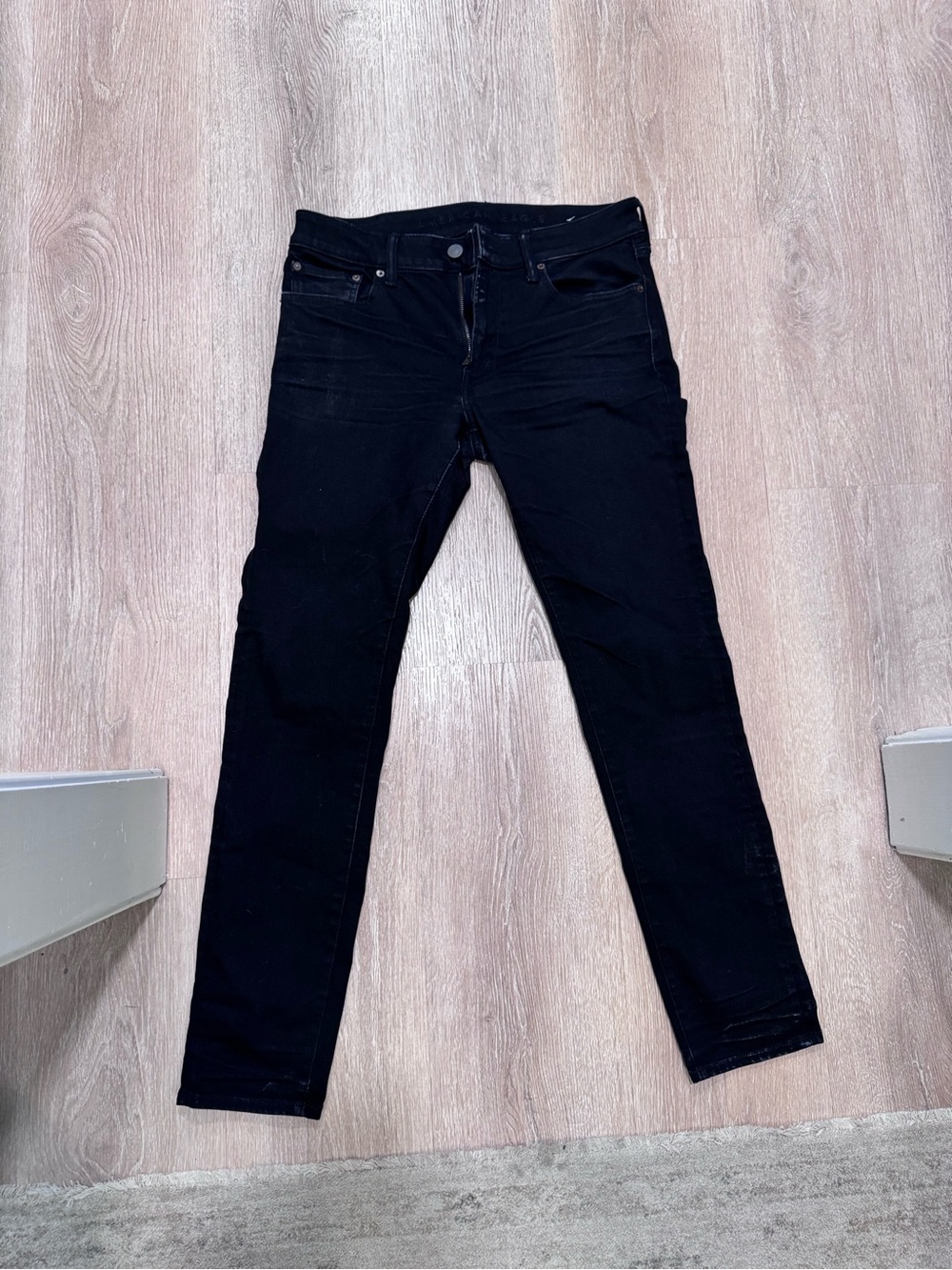 American Eagle Outfitters Men's Black Skinny Jeans